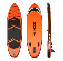 My Hood 708016 Shark oranžový paddleboard set s pádlem a pumpou