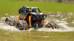 MZ-CLIMB-6WD 1/8 - obří vodotěsný obojživelník - oranžový + sleva 400,- na příslušenství