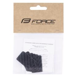 Force Nálepky pod bowden malé 6ks, karbon design