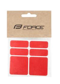Force Nálepky reflexní sada 6 ks, červené