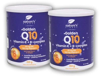 Natures Finest 2x Golden Q10 + Vitamin C + B-Complex 150g