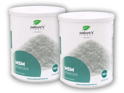 Nature's Finest MSM Powder 2x 100 g