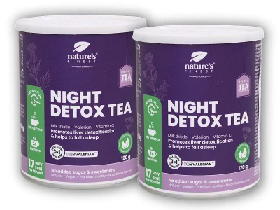 Natures Finest 2x Night detox tea 120g Natures Finest 2x Night detox tea 120g