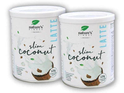 Natures Finest 2x Slim Coconut latte 125g