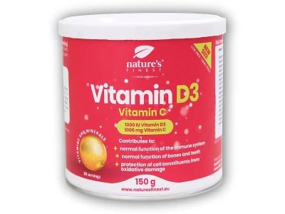 Nature's Finest Vitamin D3 + Vitamin C 150 g