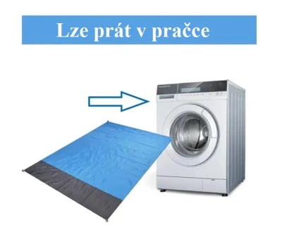 Nepromokavá plážová podložka Bauerkraft 210 x 200 cm