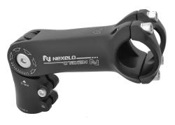 Nexelo 110mm A-head 1 1/8" Stavitelný černý představec