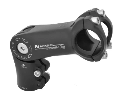 Nexelo 90mm A-head 1 1/8" Stavitelný černý představec (VÝPRODEJ)