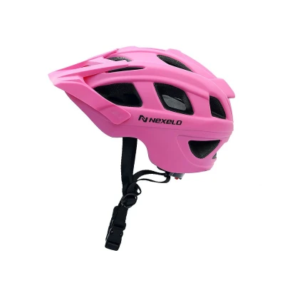 Nexelo Růžová Matná M 53 - 55 cm dětská cyklopřilba