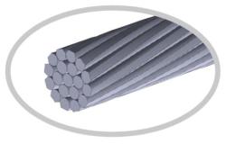 Nexelo Nerez Broušené 2200mm lanko řadící