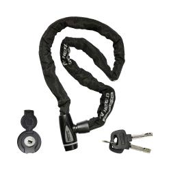 Nexelo Supreme reťaz Kľúč čierny 1200mm zámok