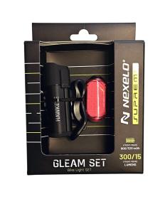 Nexelo Supreme Sada Gleam 300LM/15LM USB svetlo