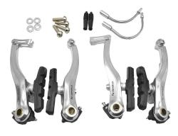 Nexelo V-brake AL Stříbrné čelisti brzdové