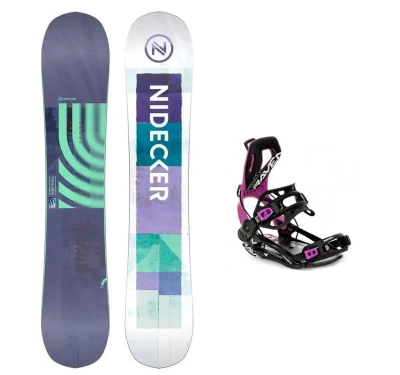 Nidecker Astral 25/26 dámský snowboard + Raven Fastec FT360 black/fuchsia dámské vázání Nidecker Astral 25/26 dámský snowboard + Raven Fastec FT360 black/fuchsia dámské vázání