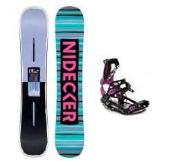 Nidecker Cheat Code W 25/26 dámsky snowboard + Raven Fastec FT360 black/fuchsia dámske viazanie