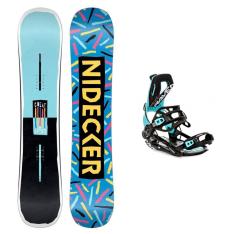Nidecker Cheat Code Youth dětský snowboard + Raven Fastec FT360 black/mint vázání
