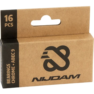 Nijdam ABEC 9 Chrome In-line ložiska 16 ks
