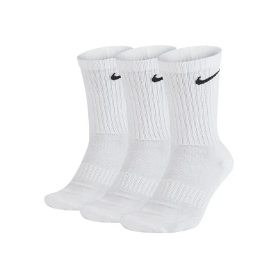 Nike 3 PACK-Everyday Cushion Crew-WHITE ponožky