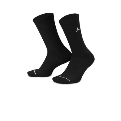 Nike 3 PACK-Jordan Everyday Crew Socks (3 pairs) black/black/black ponožky