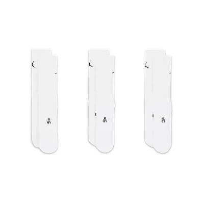 Nike 3 PACK-Jordan Everyday Crew Socks (3 pairs) white/white/white ponožky