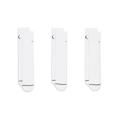 Nike 3 PACK-Jordan Everyday Crew Socks (3 pairs) white/white/white ponožky