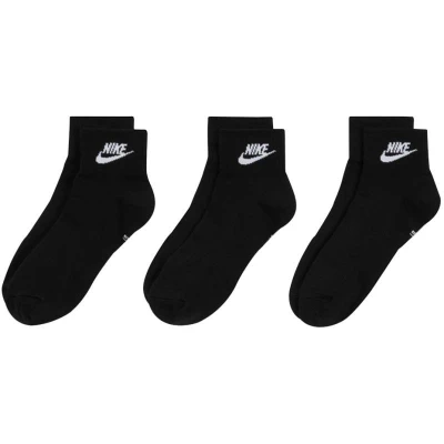 Nike 3 PACK-U NK NSW EVERYDAY ESSENTIAL AN-Black ponožky