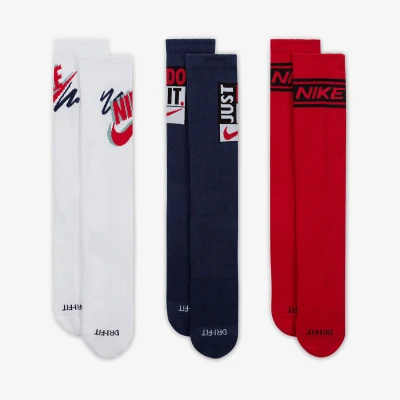 Nike 3PACK-U NK ED PLS CREW 3PR SPORT 144 ponožky