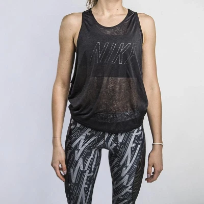 Nike BRTHE TANK PRO INSIDE GRX W (831252-010) černé sportovní triko