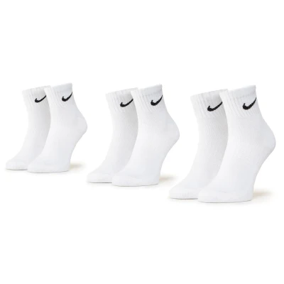 Nike Everyday Cushion Ankle white 3 PACK ponožky
