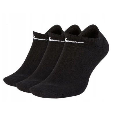 Nike Everyday Lightweight No-Show black 3 PACK ponožky