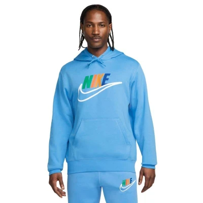Nike M NK CLUB BB HDY FUTURA BLOCK-412 UNIVERSITY BLUE pánská mikina