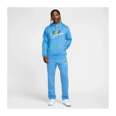 Nike M NK CLUB BB HDY FUTURA BLOCK-412 UNIVERSITY BLUE pánská mikina