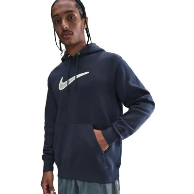 Nike M NK CLUB BB HDY NEO VARSITY OBSIDIAN/OBSIDIAN/BLACK pánská mikina
