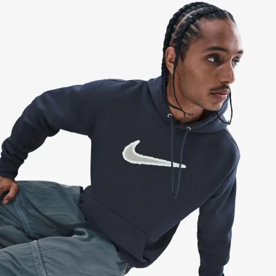 Nike M NK CLUB BB HDY NEO VARSITY OBSIDIAN/OBSIDIAN/BLACK pánská mikina