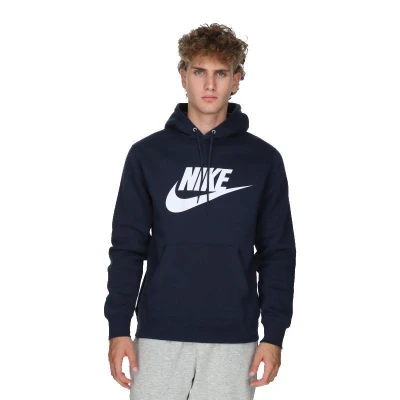 Nike M NK CLUB BB PO GFX HOODIE BLUE pánská mikina