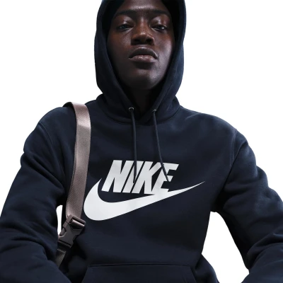 Nike M NK CLUB BB PO GFX HOODIE BLUE pánská mikina