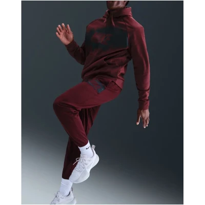 Nike M NK TF FLEECE JOGGER GFX DARK TEAM RED pánské tepláky