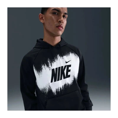 Nike M NK TF FLEECE PO HD GFX BLACK pánská mikina