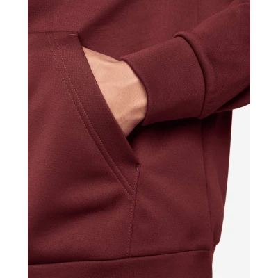 Nike M NK TF FLEECE PO HD GFX DARK TEAM RED pánská mikina