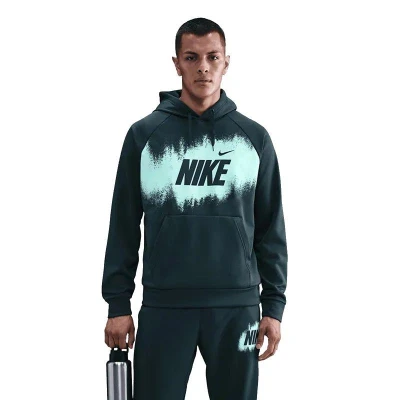 Nike M NK TF FLEECE PO HD GFX SEAWEED pánská mikina