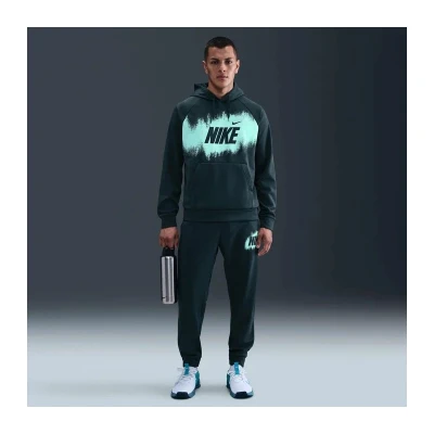 Nike M NK TF FLEECE PO HD GFX SEAWEED pánská mikina