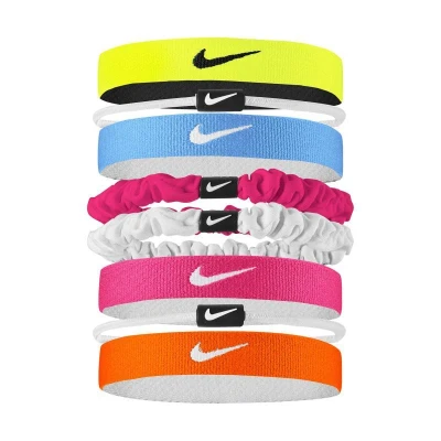 Nike MW HEAD TIES 8PK VT/WH/BK čelenky