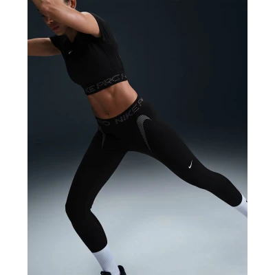 Nike Pro W NP DF MR 7/8 TIGHT TT GRX-010-Black dámské legíny