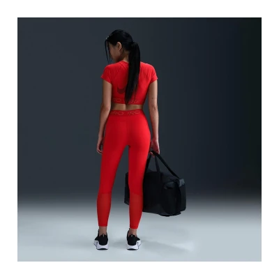 Nike Pro W NP DF MR 7/8 TIGHT TT GRX-657-Red dámské legíny