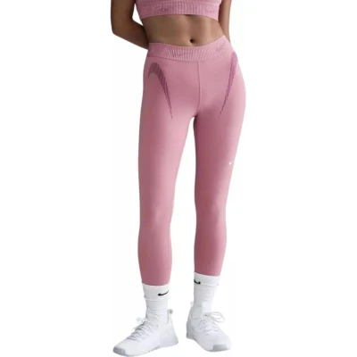 Nike Pro W NP DF MR 7/8 TIGHT TT GRX-699-Pink dámské legíny