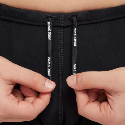 Nike Swim Scribble Square Leg-001-Black chlapecké plavky