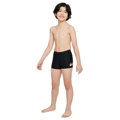 Nike Swim Scribble Square Leg-001-Black chlapecké plavky