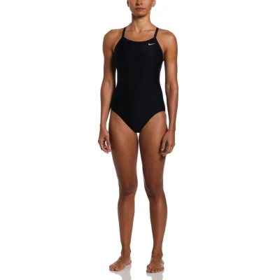 Nike Swim SOLID BLACK-BLACK dámské plavky