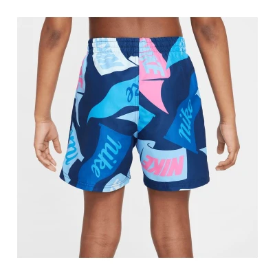 Nike Swim TOSSED FLAGS 4 inch MIDNIGHT N-MIDNIGHT NAVY chlapecké plavky