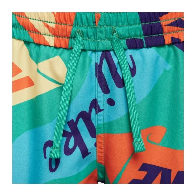 Nike Swim TOSSED FLAGS 4 inch STADIUM GR-STADIUM GREEN chlapecké plavky
